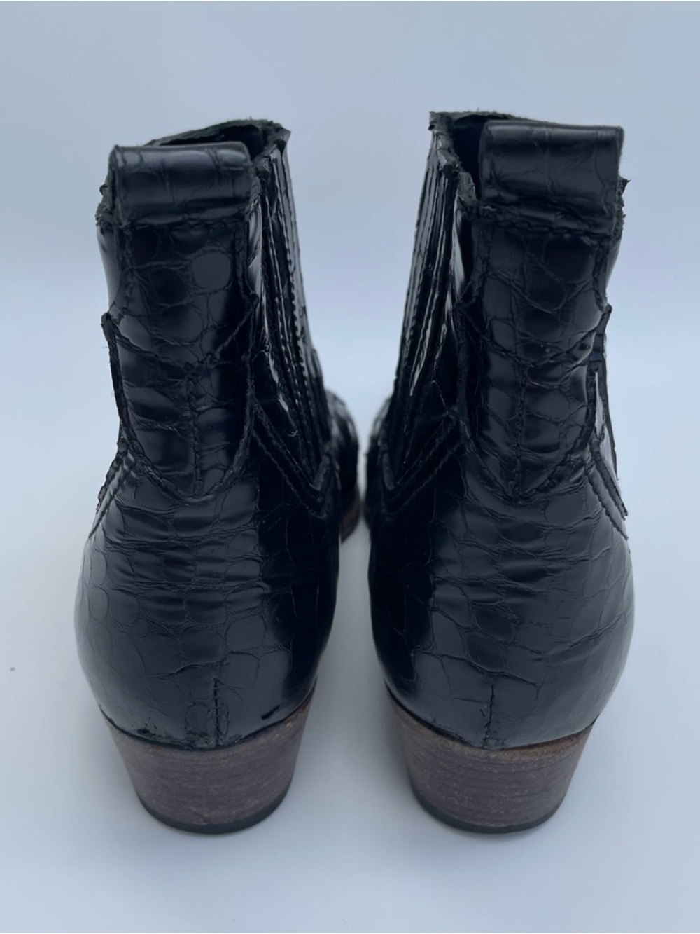 Golden Goose Deluxe Brand GGDB Black Cowboy Ankle Boots Italy EUR 41 / US 10 - Picture 8 of 10